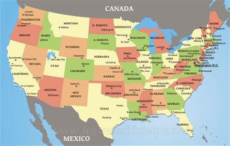 44 Usa Map Hd Wallpaper