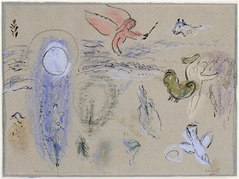 Adam Et Eve Chassés Du Paradis 1961 De Marc Chagall 1887 1985