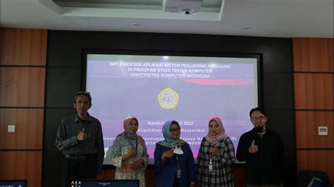 Pelatihan And Implementasi Aplikasi Sistem Penjadwalan Kuliah Di Program