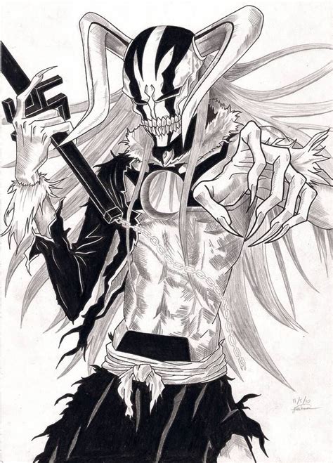 Ichigo Hollow Form 2 Sketch By Jdgonline On Deviantart Bleach Ichigo