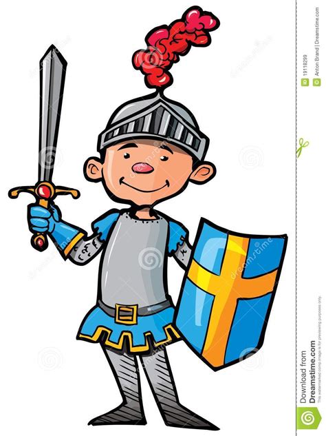 Illustrations, cliparts, dessins animés et icônes. Cartoon Knight In Armour With A Sword Stock Vector - Image ...