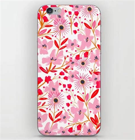 Floral Pattern Cell Phone Case Surface Design Design Store Floral