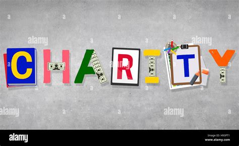 Charity Support Help Welfare Donation Concept Stock Photo Alamy