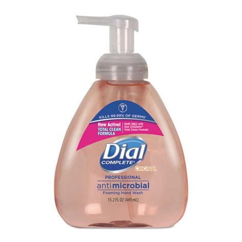 Keep a bottle of hand soap in your kitchen or anywhere else you may need to wash up. Dial Complete Foaming Antimicrobial Soap (15.2 oz)