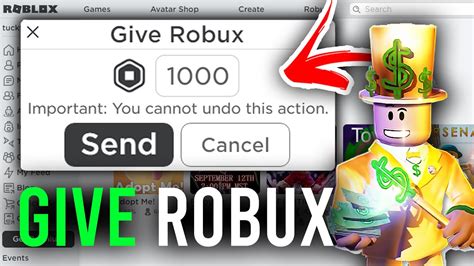How To Give Robux To People On Roblox Easiest Way Send Robux To