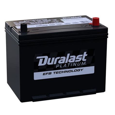 Duralast Platinum Efb Battery Bci Group Size 124r 700 Cca 124r Efb