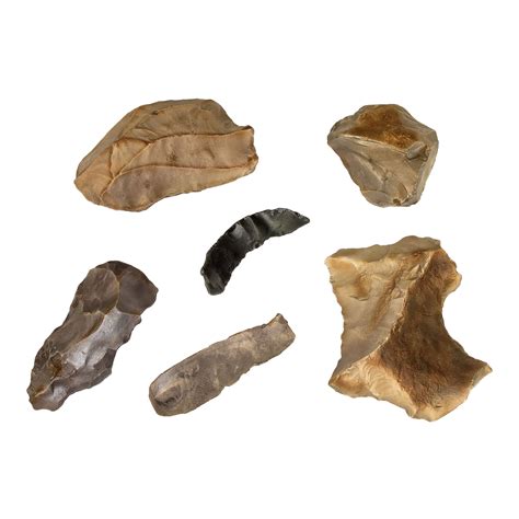 Replica Set Of 6 Neanderthal Mousterian Industry Tools For Sale