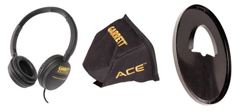 The garrett ace 300 metal detector includes a 7 x 10 search coil. 1141150 Garrett Ace 300 Metal Detector