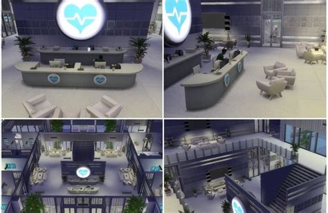 Скачать The Sims 4 Больница Seattle Grace от Fsdesign Локации