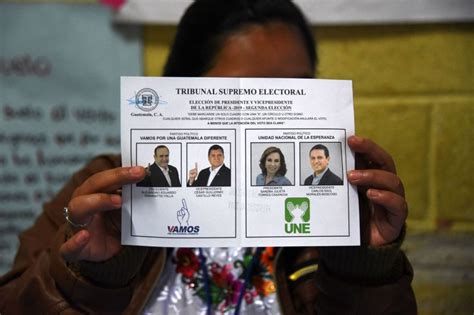 Fotos Las Elecciones En Guatemala En Im Genes Actualidad El Pa S