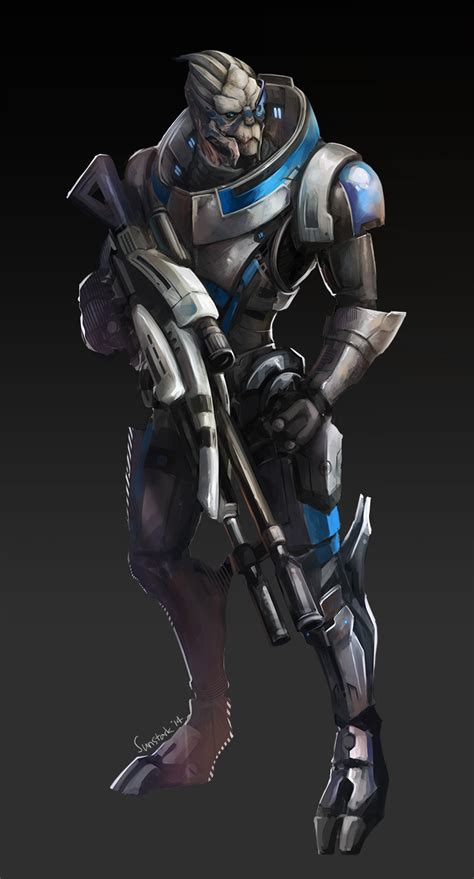 Garrus Vakarian Mass Effect And 1 More Drawn By Sunstark Danbooru