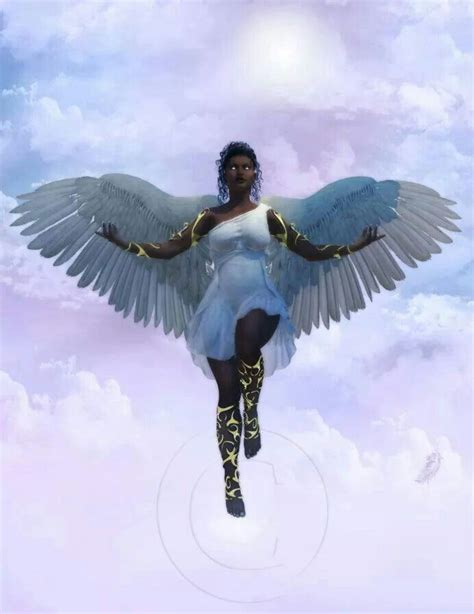 Pin By Hilya Ndeujeek On Fantasia Angel Warrior Black Angels Black