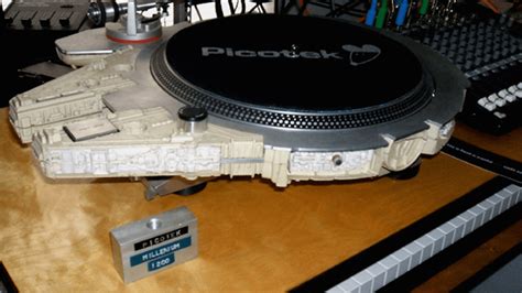 This Millenium Falcon Turntable Holds A Different Kind Of Record For