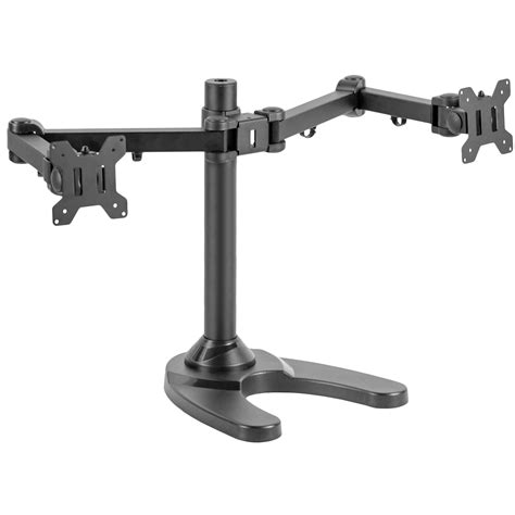 Vivo Dual Computer Monitor Mount Fully Adjustable Stand With Base For