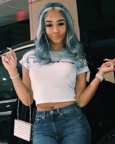 Saweetie Hairstyles Pin By Lyssa On S A W E E T I E Hair Styles Girl Hairstyles Icy Girl