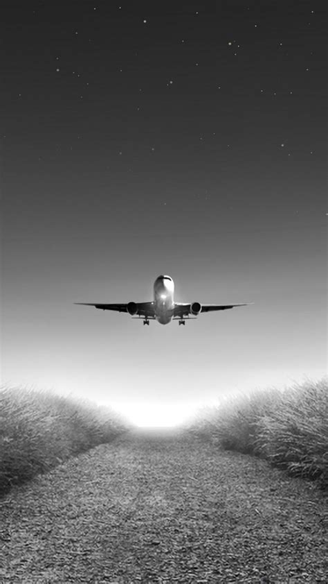 Black And White Airplane Wallpapers Top Free Black And White Airplane