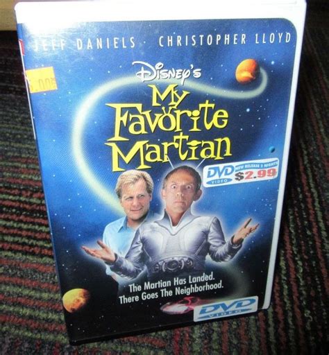My Favorite Martian Dvd Movie Jeff Daniels Christopher Lloyd Disney
