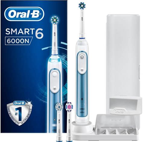 Entsorgen sie den akku jedoch sorgfältig. Oral B Elektrische Zahnbürste Smart 6000N, Aufsteckbürsten ...