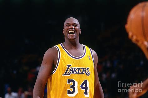 Los Angeles Lakers Shaquille Oneal Photograph By Sam Forencich Pixels