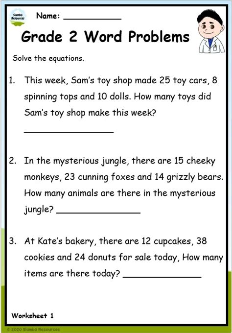 Grade 4 Problem Solving Worksheets Worksheets For Kindergarten