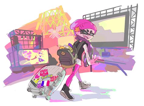 Splatoon Illustrations For The Last Splatfest Pv For Callie And Maries New Songs Perfectly