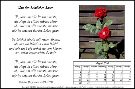 Gedicht Kalender August 2010 Medienwerkstatt Wissen © 2006 2024