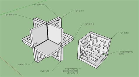 3d Cardboard Labyrinth Maze 19 Steps With Pictures Instructables