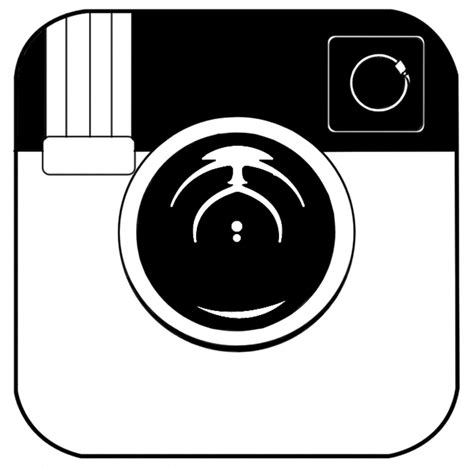 Instagram Logo Black And White Vector At Collection