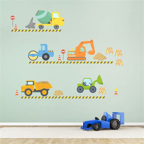 Easy to install, affordable wall quote decals to personalize your space, complement your style, and inspire your friends and family. Construction Wall Decals | Construction Site Wall Stickers