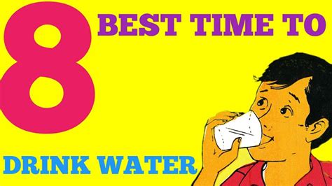 8 Best Time To Drink Water What Time To Drink Water Youtube