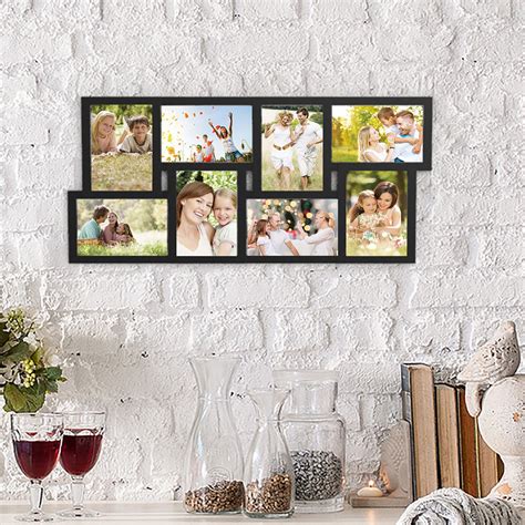 Collage Picture Frame Holds 8 Images 4 X 6 Vertical Or Horizontal Wall