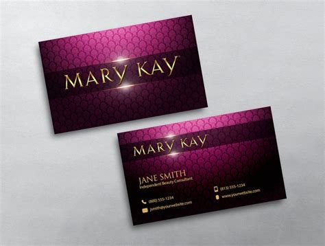 Mary Kay Business Card 02 Mary Kay Tarjeta Diseños De Uñas