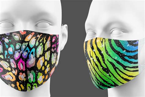 Face Mask Designs Sublimation 1187259 Sublimation Design Bundles