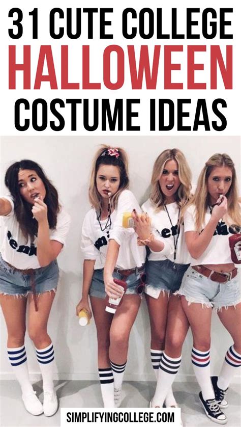 31 Best College Halloween Costume Ideas Halloween Costumes College Costumes For Teenage Girl