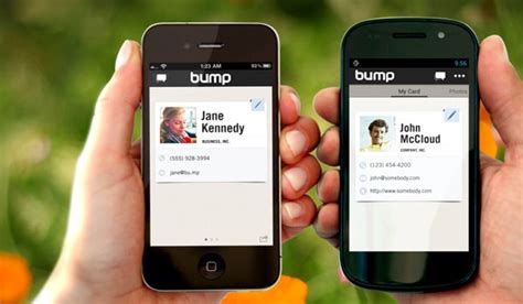 Best free business card scanner app: Bump: Instantly Exchange Virtual Business Cards With A ...