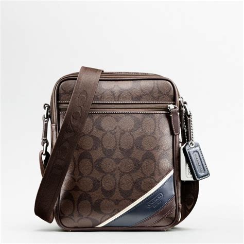 Available in all of the latest styles. Lyst - Coach Heritage Stripe Flight Bag in Brown for Men