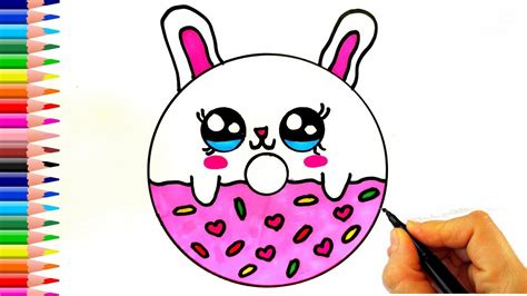 Tavşan Donut Nasıl Çizilir How To Draw A Cute Bunny Donut How To