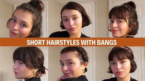 Hair Styles With Bangs 50 Ways To Wear Short Hair With Bangs For A