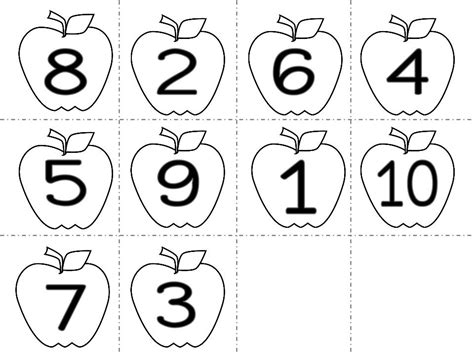 Mrs Mcginnis Little Zizzers Numbers And Apples