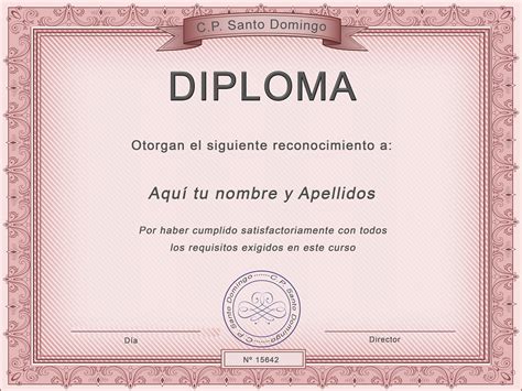 Collection Of Formatos De Reconocimientos Y Diplomas Para Imprimir 37
