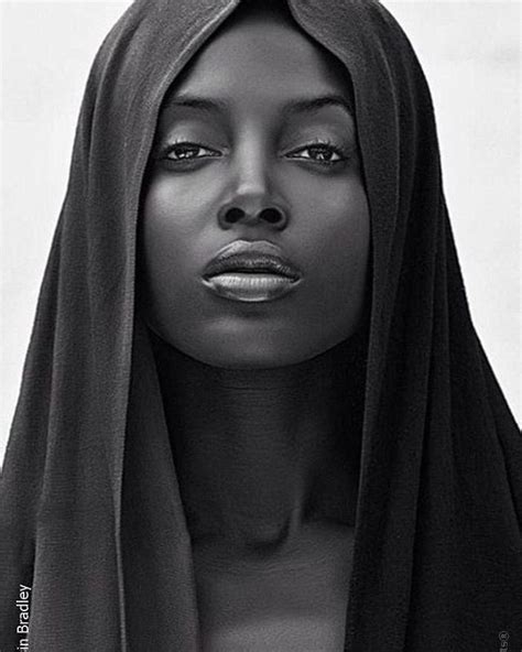Wooarts Black And White Portraits Black Beauties Black And White