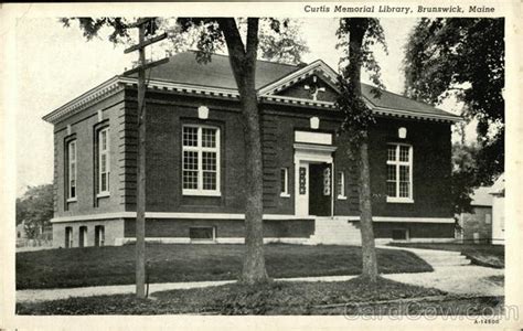 Curtis Memorial Library Brunswick Me