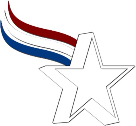 Red White Blue Star Logo Logodix