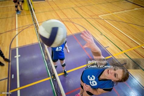Volleyball Spike High Res Stock Photo Getty Images