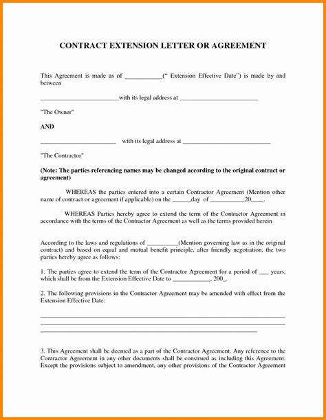 Contract Agreement Letter Examples Format How To Write Pdf