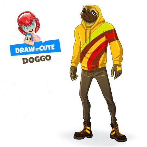 How To Draw Doggo Fortnite Season 9 By Drawitcute On Deviantart
