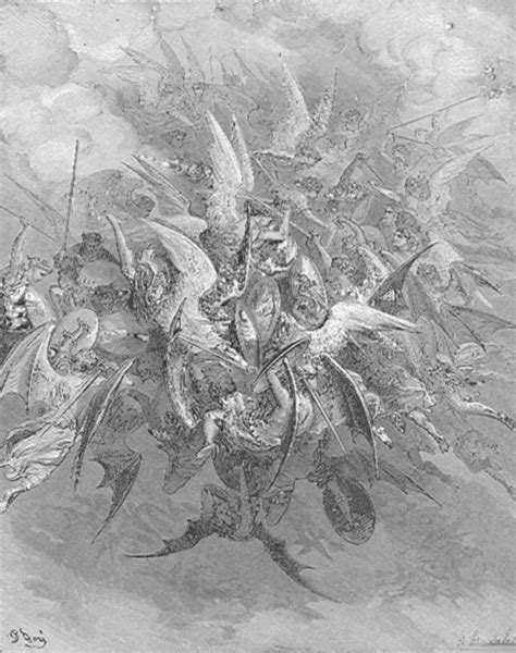 War In Heaven Gustave Doré
