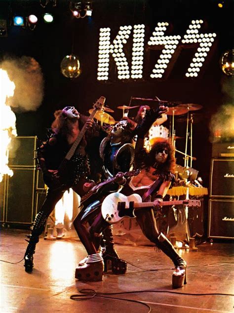 Kiss ~detroit Michiganmay 14 15 1975 Alive Photo Shoot Paul