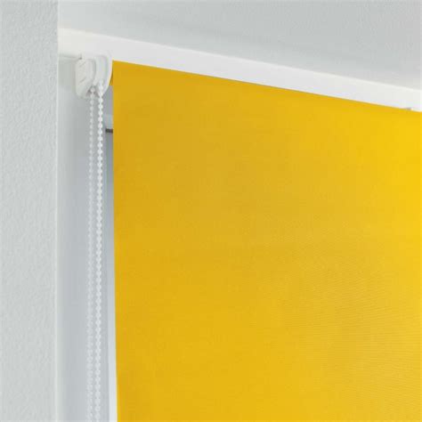 Occult Plain Blackout Roller Blind Yellow Tonys Textiles