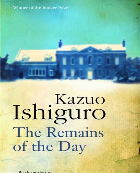 American And British Books The Remains Of The Day Kazuo Ishiguro